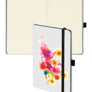 carnet de note kompagnon trend pointillé flower 20 0584533.7720